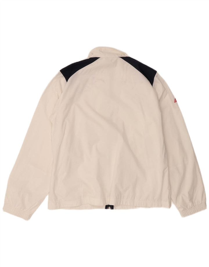 Adidas - Chaqueta de chándal para mujer, talla 40, talla grande, color blanco, poliéster
