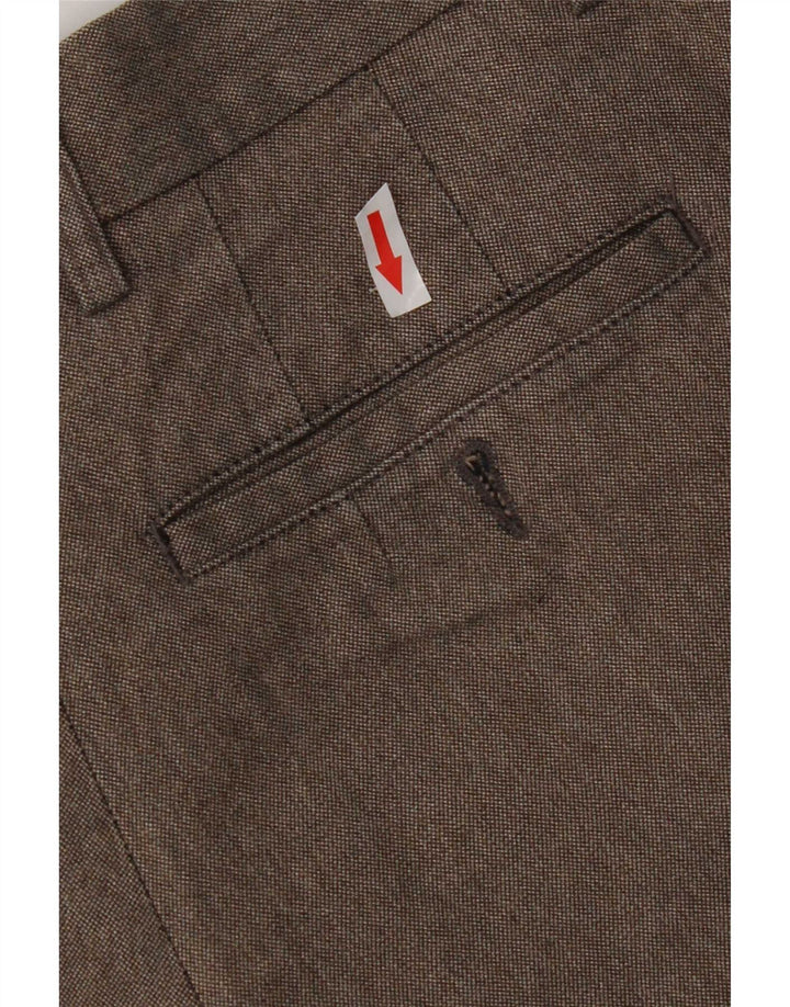 Zara Pantalón chino recto para hombre EU 40 Medium W31 L30 Poliéster gris