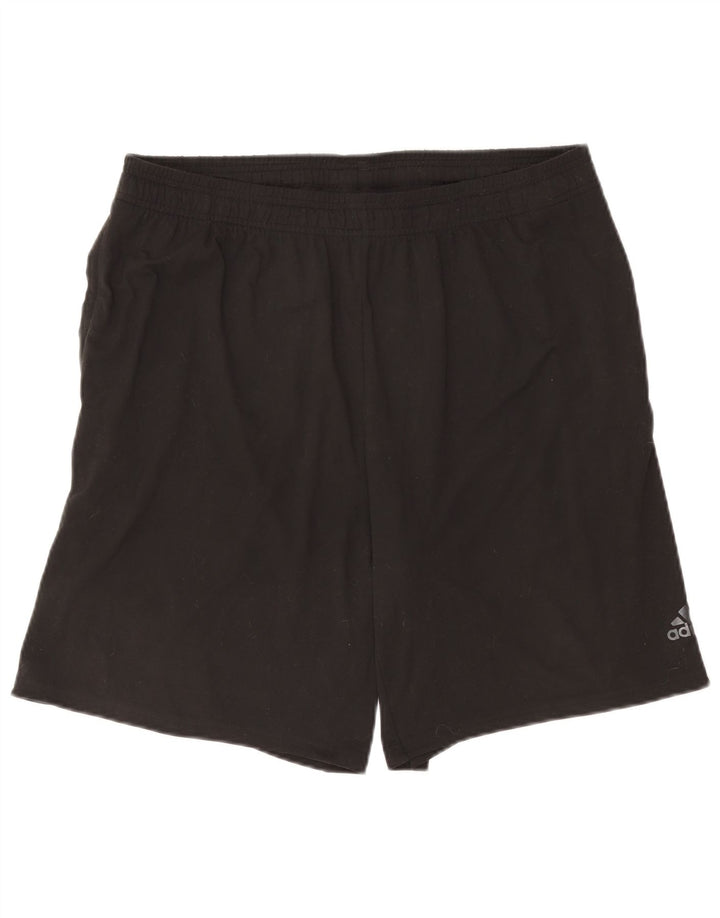 Adidas Mens Climalite Sport Shorts Grande Negro Poliéster