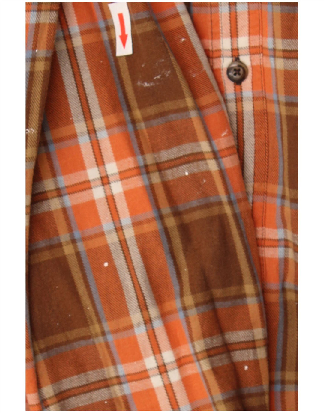 Timberland Camisa De Franela Para Hombre Algodón A Cuadros Marrón Medio