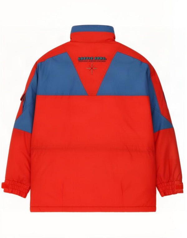 Trespass Chaqueta de esquí holgada con gráfico para hombre Reino Unido 36 Small Rojo Colorblock
