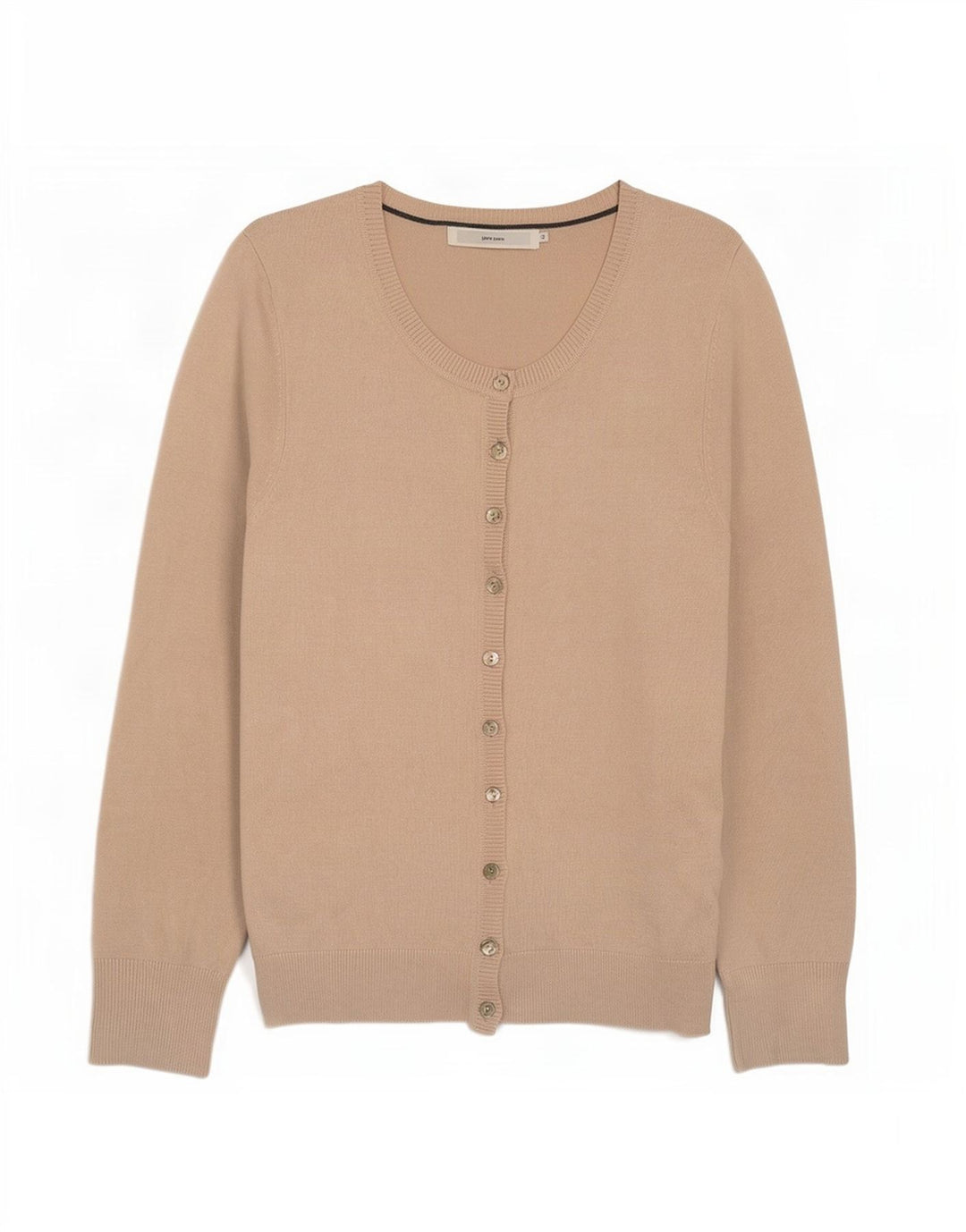 John Lewis - Cárdigan para mujer, talla 40, viscosa beige mediana