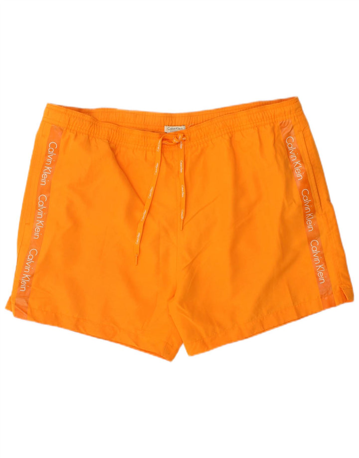 Calvin Klein Bañador Gráfico para Hombre XL Poliéster Naranja