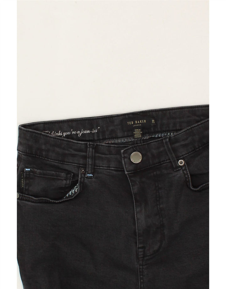 TED BAKER Womens Skinny Jeans W28 L27 Black Modal Vintage Ted Baker and Second-Hand Ted Baker from Messina Hembry 