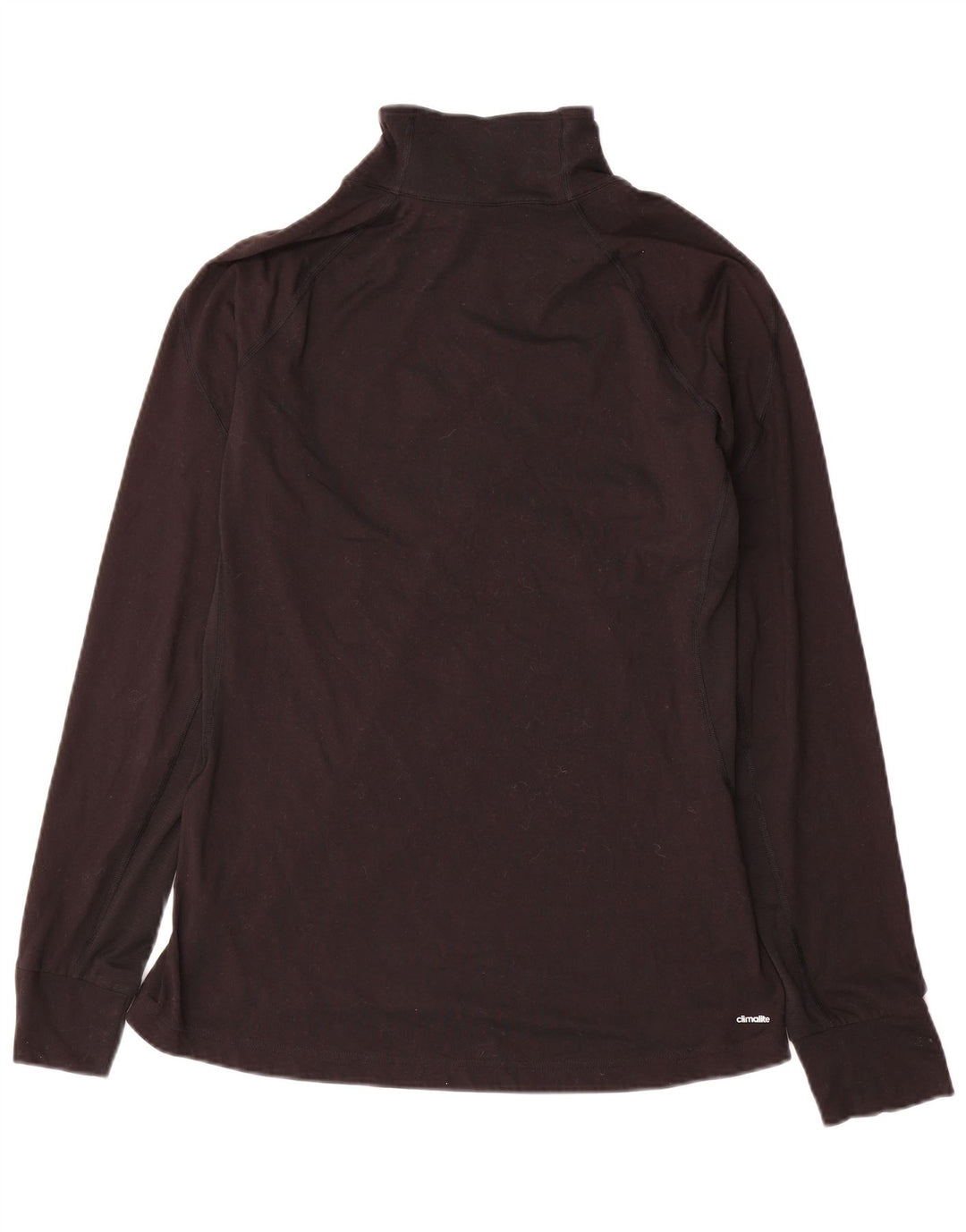 Adidas Mujer Climalite Jersey Chándal Top UK 16/18 Grande Negro