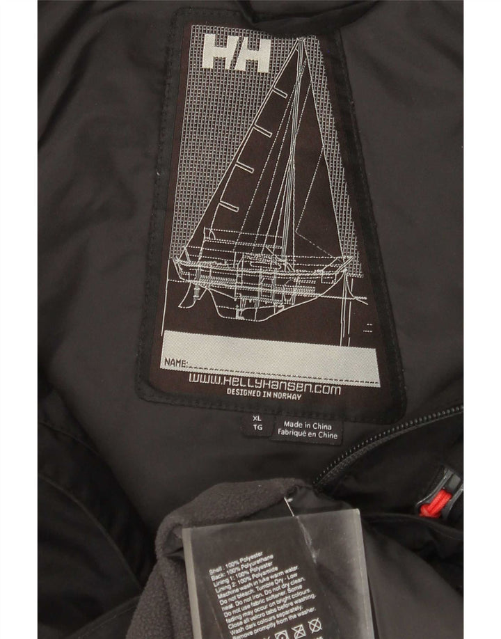 Helly Hansen Chaqueta cortavientos gráfica para hombre UK 42 XL Poliéster negro
