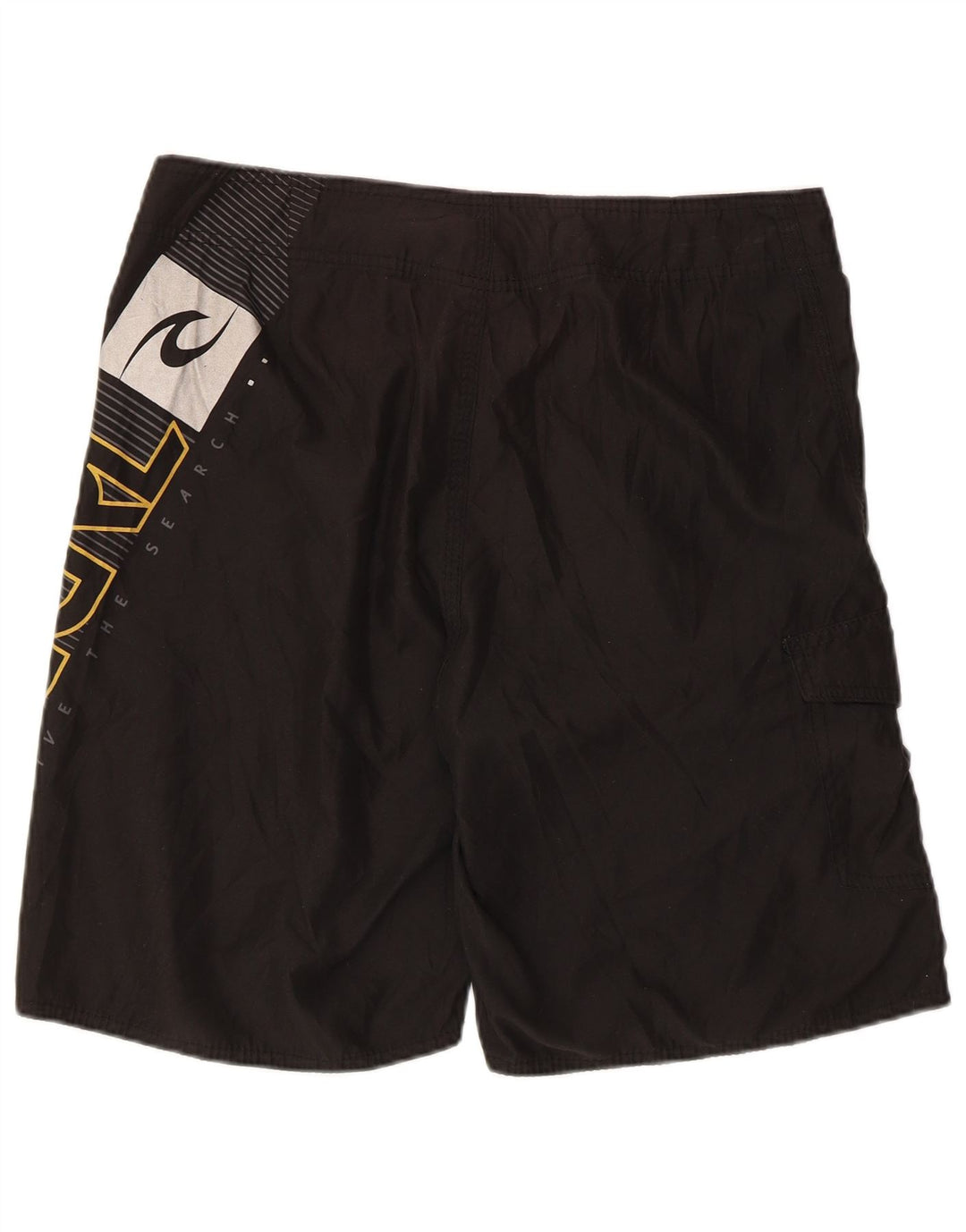 Rip Curl Mens Graphic Bañador Shorts Grande Poliéster Negro