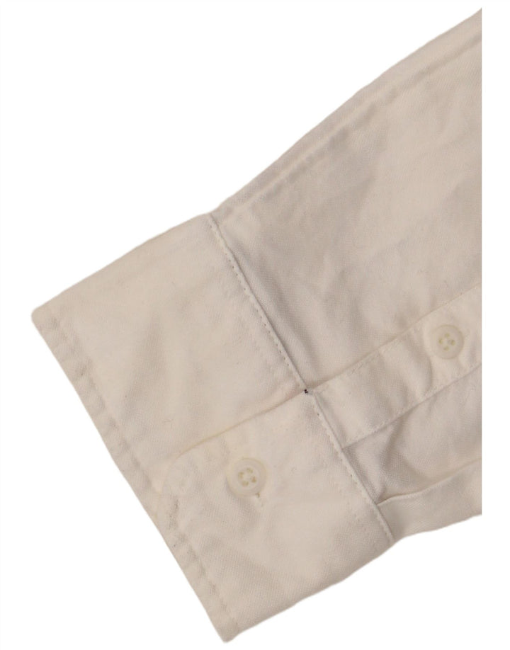 Tommy Hilfiger Camisa extragrande para mujer Reino Unido 14 Algodón blanco mediano