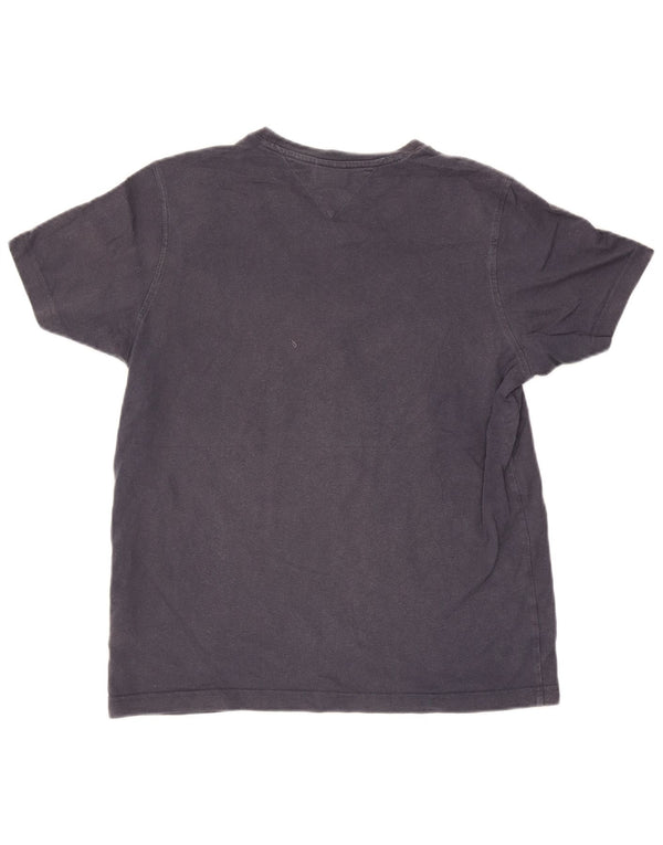 Tommy Hilfiger - Camiseta gráfica para hombre, talla grande, algodón azul marino