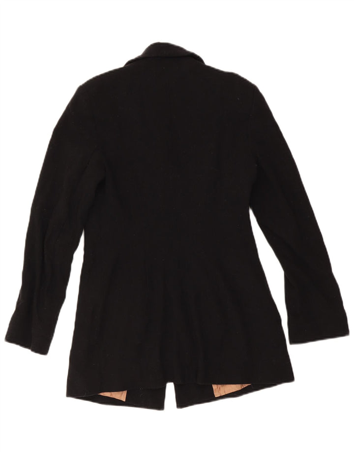 Massimo Dutti Chaqueta Blazer De 4 Botones Mujer EU 38 Small Lana Negra