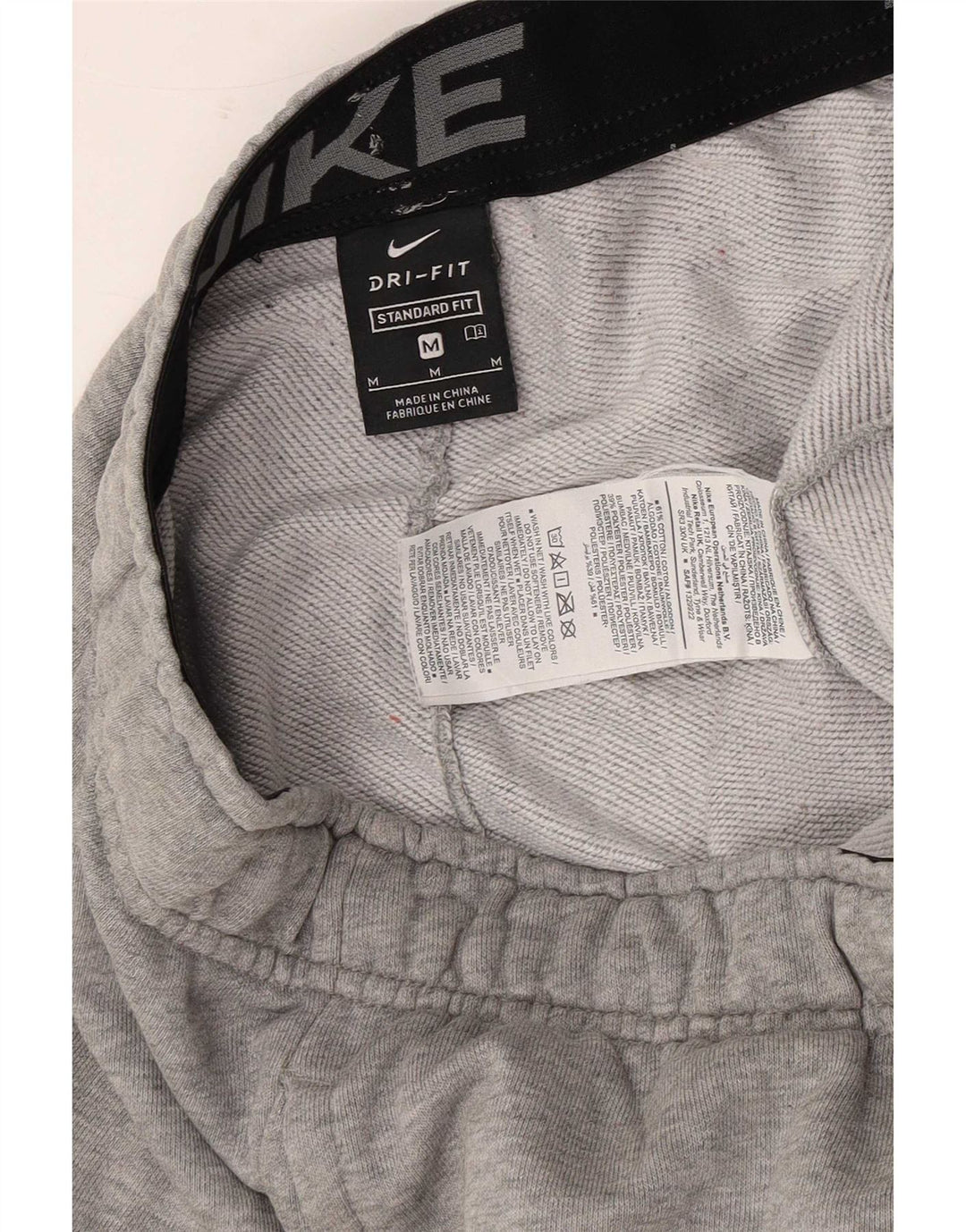 Nike Hombre Dri Fit Standard Fit Chándal Pantalones Joggers Gris Medio