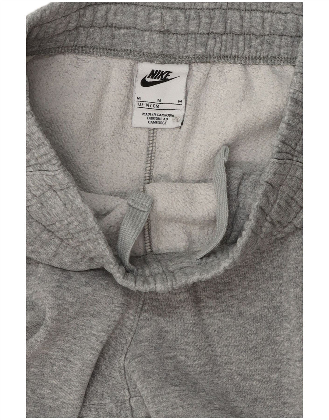 Nike - Pantalones de chándal cargo para niño, 10-11 años, color gris medio moteado