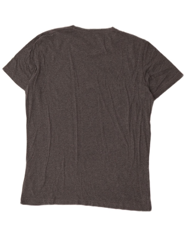 Calvin Klein Jeans Camiseta gráfica para hombre Top 2XL Algodón gris
