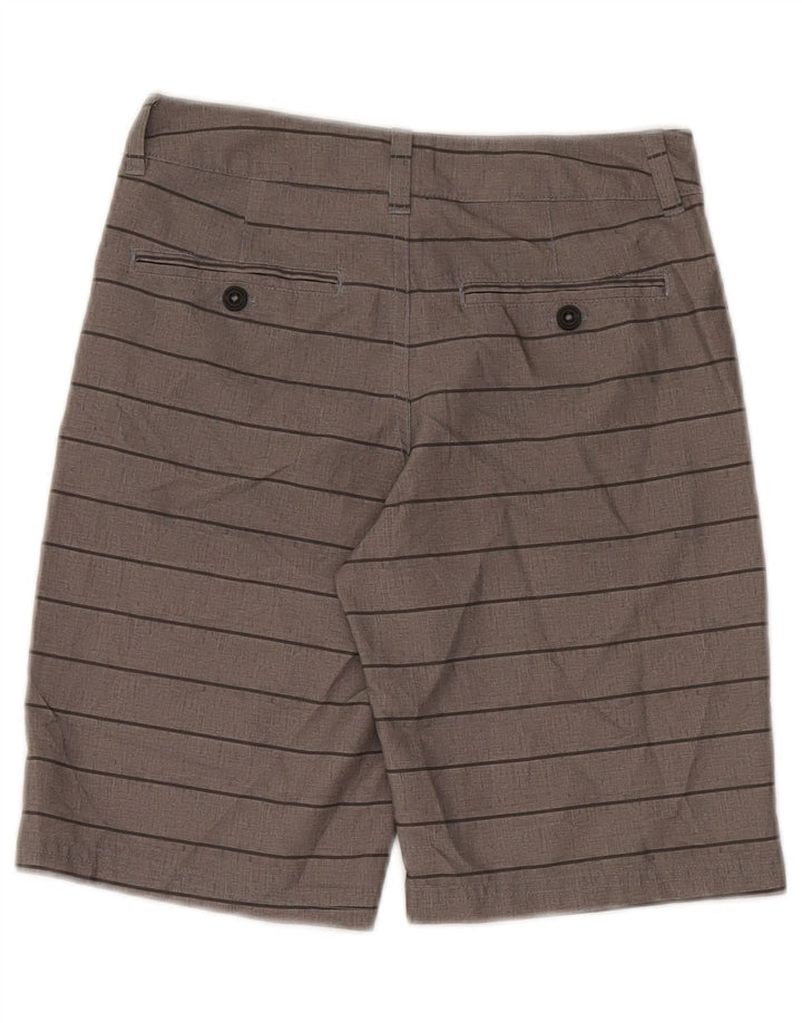 Under Armour Pantalones cortos chinos para niños 9-10 años W25 Poliéster a rayas grises
