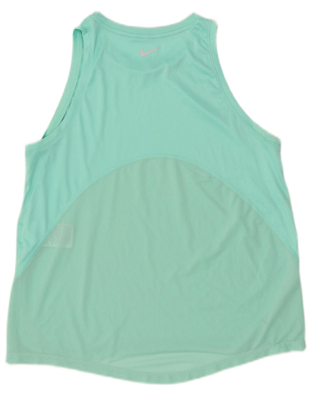Nike Mujer Dri Fit Chaleco Top UK 14 Grande Verde Poliéster