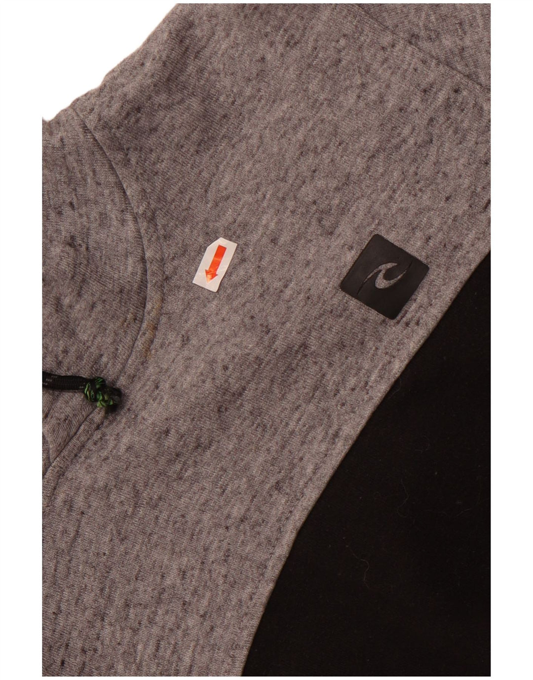 Rip Curl Sudadera con capucha gráfica para niños 13-14 años Bloque de color negro