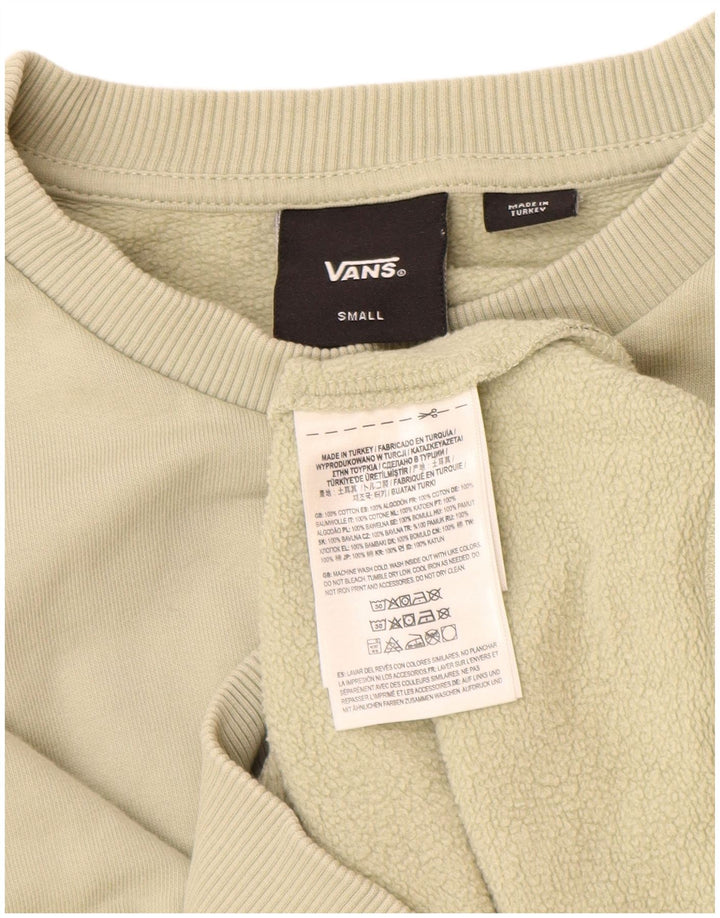 VANS Sudadera para mujer Jumper UK 10 Small Beige Cotton