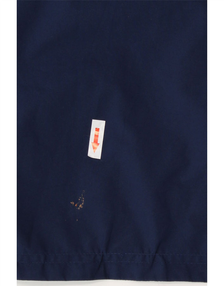 Adidas Chaqueta cortavientos con capucha para niño 11-12 años Azul marino Poliéster