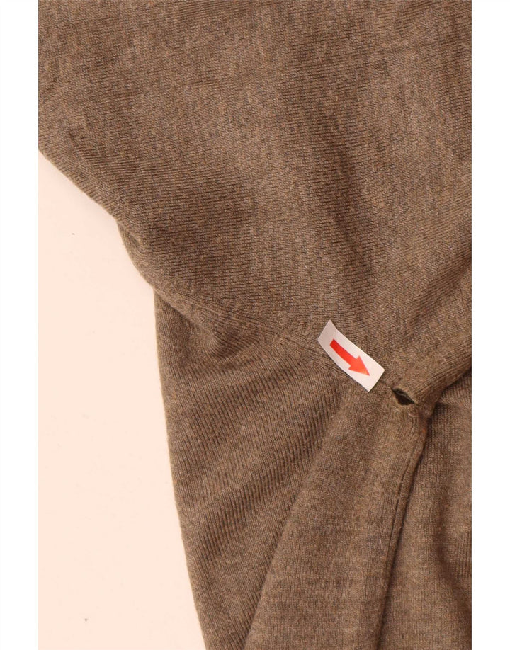 Zara Hombre Cárdigan Suéter Grande Beige