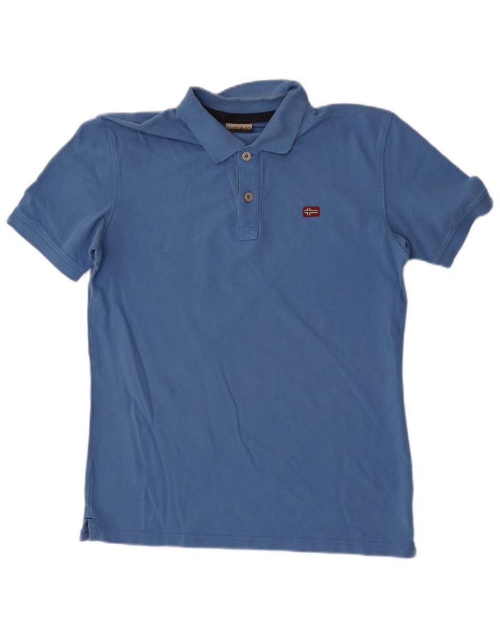 Napapijri Polo Hombre Azul Medio