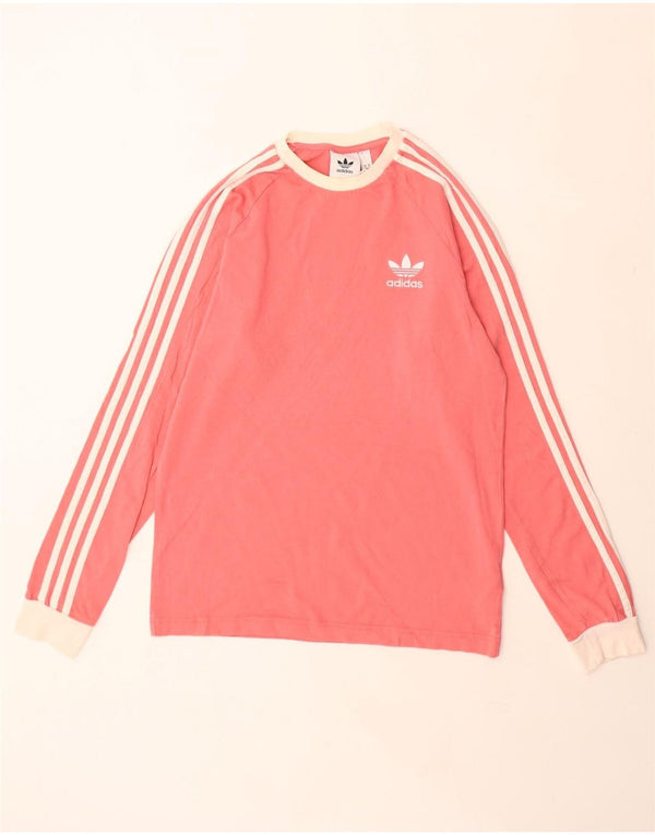 Adidas Hombre Top Manga Larga Pequeño Algodón Rosa
