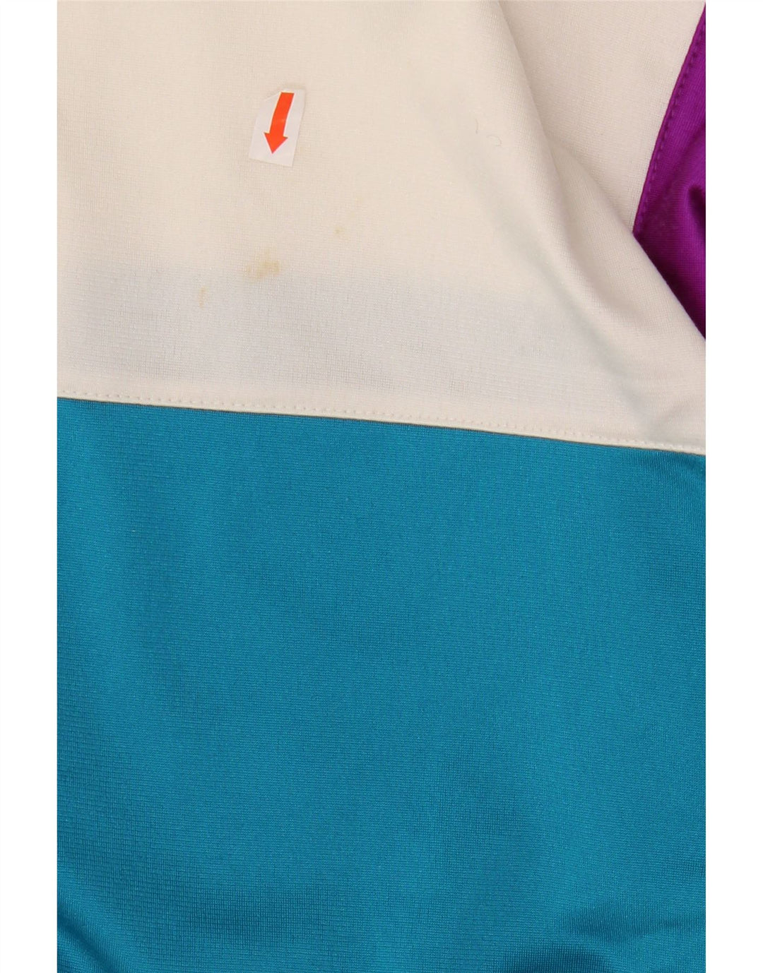 LOTTO Chaqueta superior de chándal con gráfico para hombre, color azul grande, color block