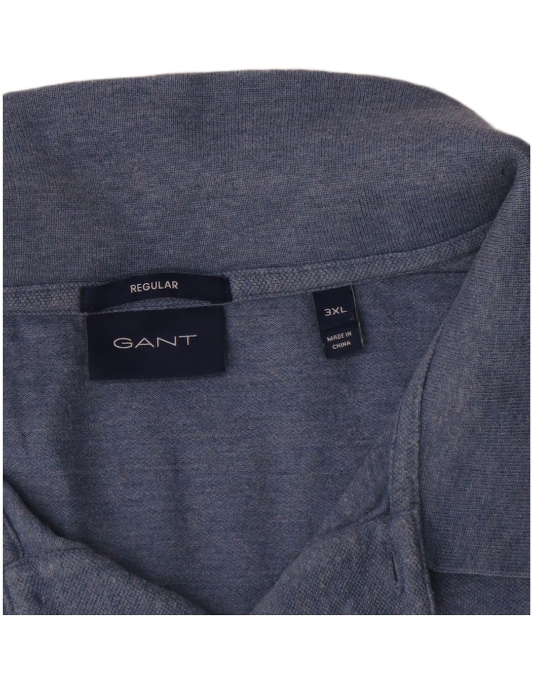 Gant Polo Regular para Hombre 3XL Algodón Azul