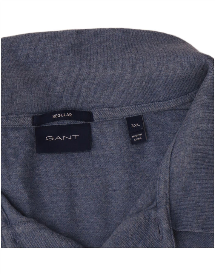 Gant Polo Regular para Hombre 3XL Algodón Azul