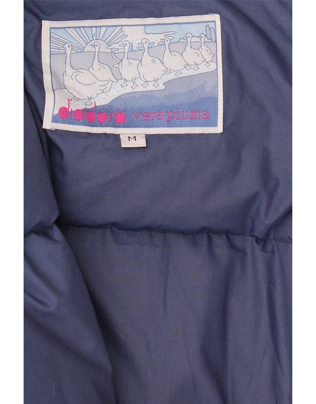 Diadora Chaqueta acolchada con capucha para hombre UK 38 Medium Azul marino