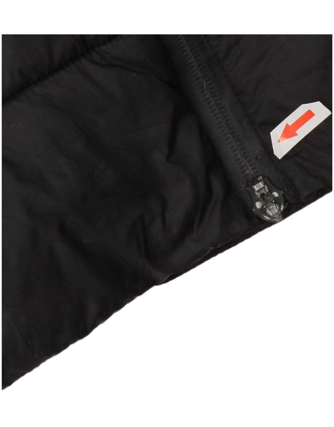Zara Mujer Abrigo Acolchado Con Capucha UK 44 Medium Nylon Negro