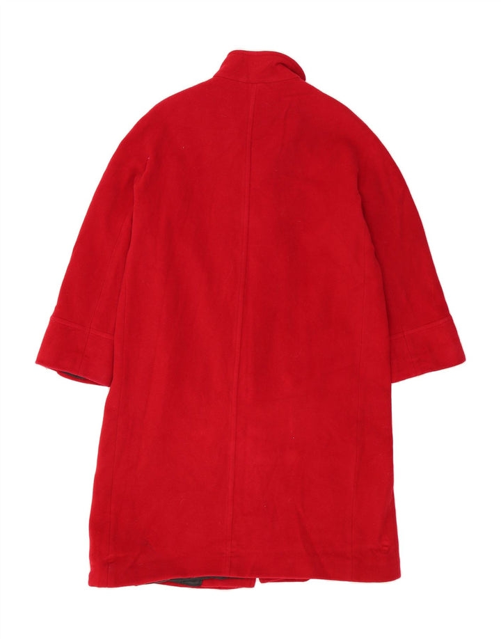 WINDSMOOR Womens Double Breasted Coat UK 12 Medium  Red Wool Vintage Windsmoor and Second-Hand Windsmoor from Messina Hembry 