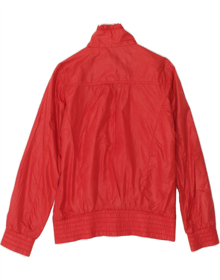 BENETTON Girls Rain Jacket 8-9 Years Large  Red Nylon Vintage Benetton and Second-Hand Benetton from Messina Hembry 
