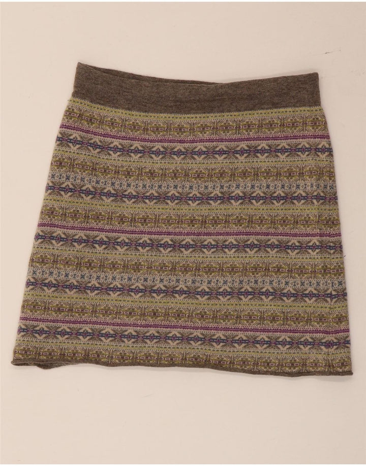 Minifalda de punto para mujer de White Stuff UK 8 Small W30 Multicolor Fair Isle