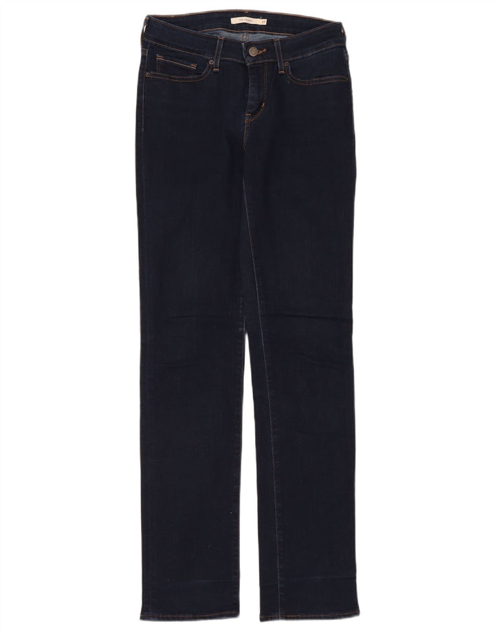 LEVI'S Jeans rectos 714 para mujer W27 L32 Algodón azul marino