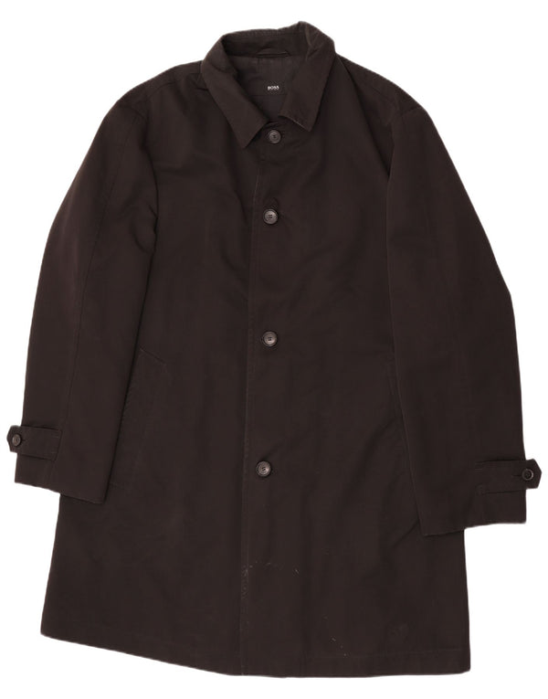 Chubasquero Hugo Boss Hombre IT 56 3XL Poliéster Negro