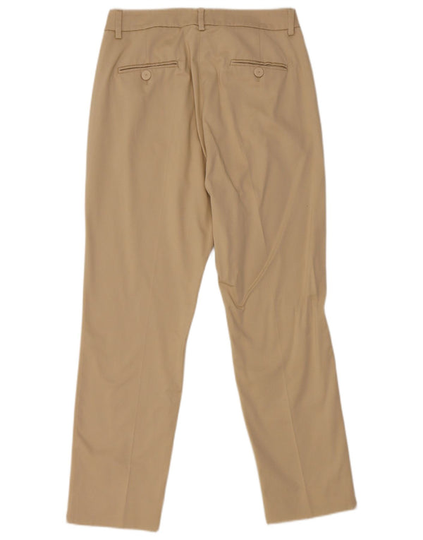 Max Mara Pantalones Chinos Slim para Mujer UK 8 Small W28 L27 Algodón Beige