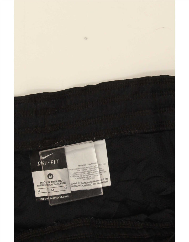Pantalones cortos deportivos Nike Dri Fit para hombre Poliéster negro mediano
