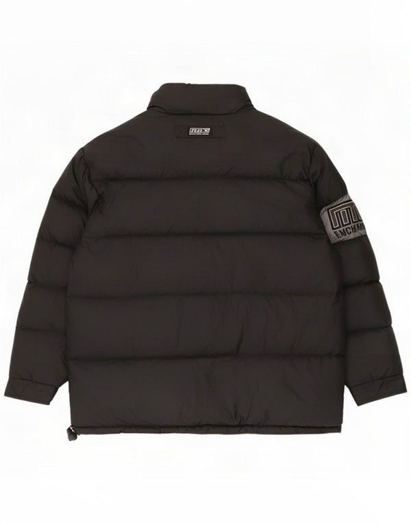 Mucho más Chaqueta acolchada con gráfico para niños 15-16 años Bloque de color negro