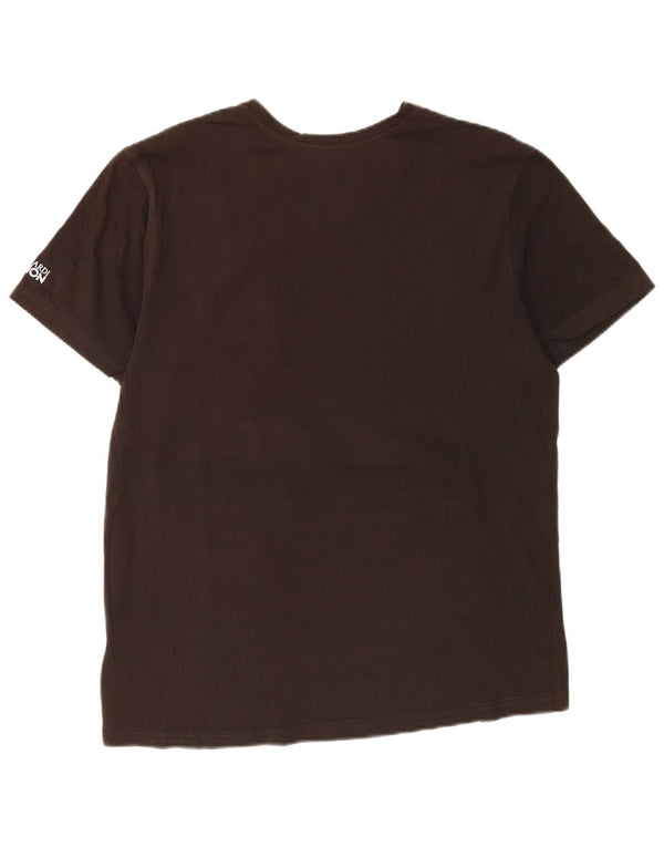 Trussardi Hombre Camiseta Gráfica Top XL Marrón