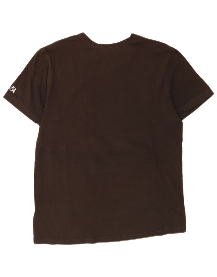 Trussardi Hombre Camiseta Gráfica Top XL Marrón