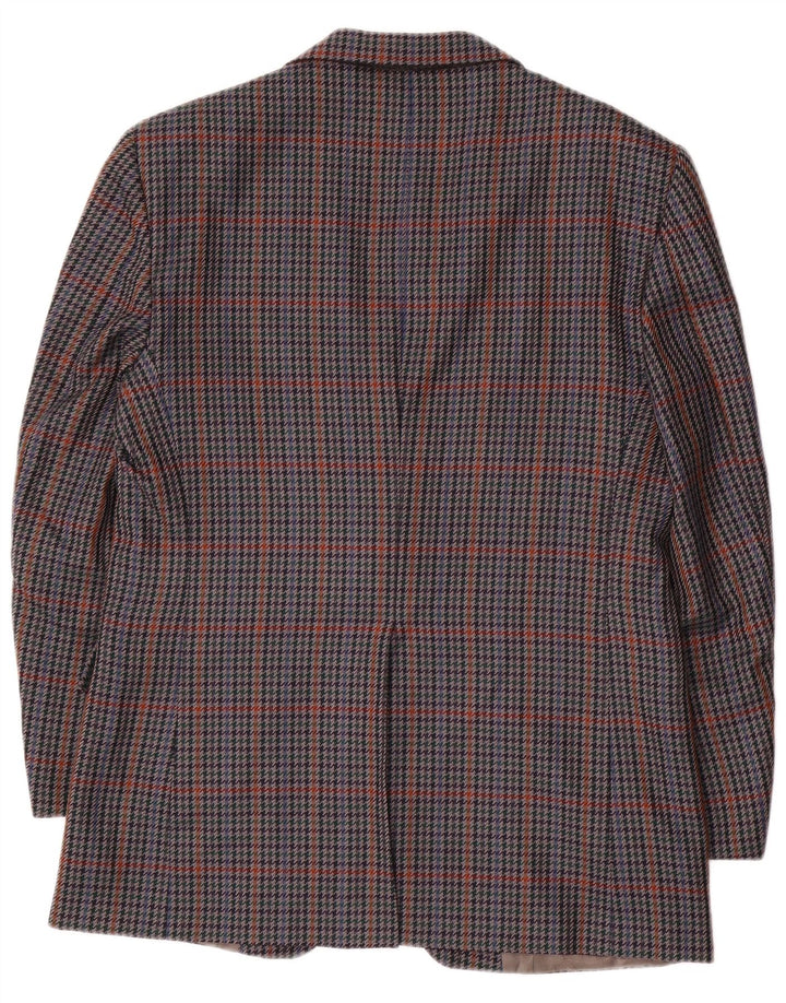Aquascutum Chaqueta Blazer para Hombre UK 36 Small Multicolor Houndstooth