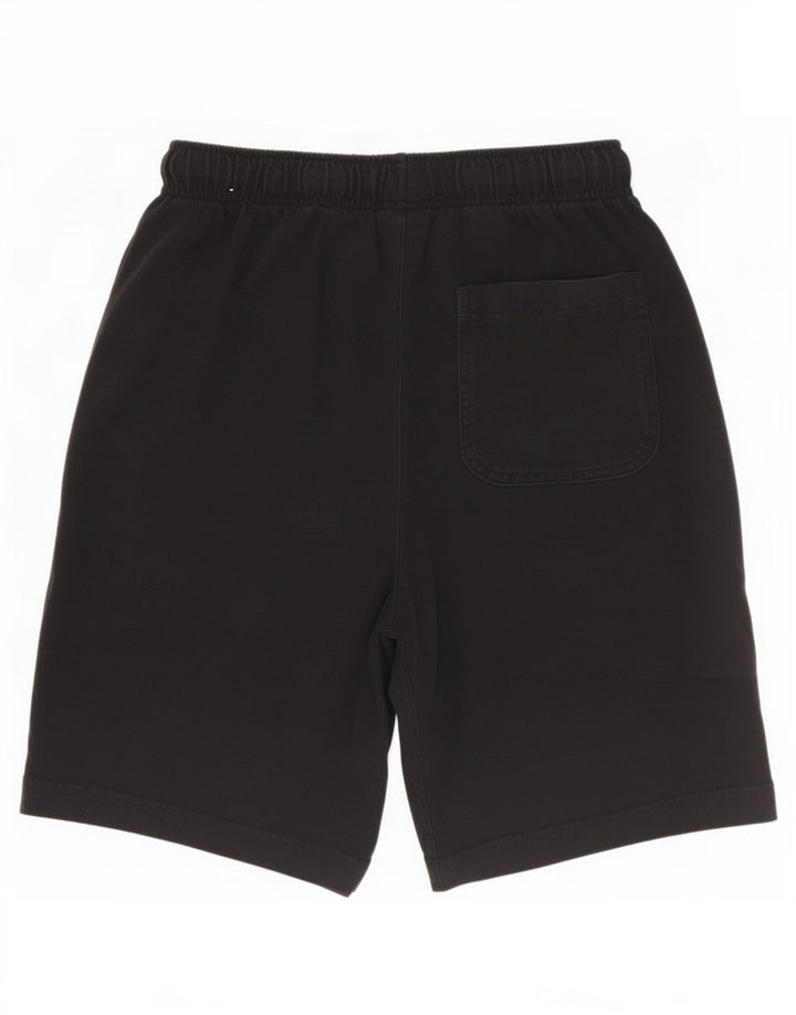 Nike - Pantalones cortos deportivos para hombre, talla pequeña, algodón negro