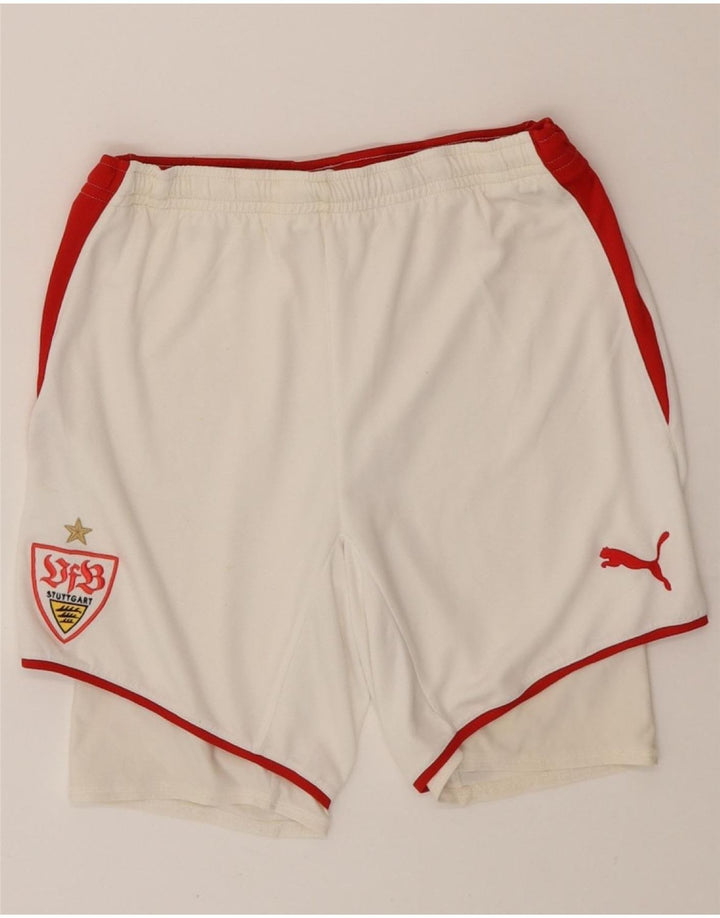 PUMA Womens Skort UK 12 Medium  White Colourblock Vintage Puma and Second-Hand Puma from Messina Hembry 