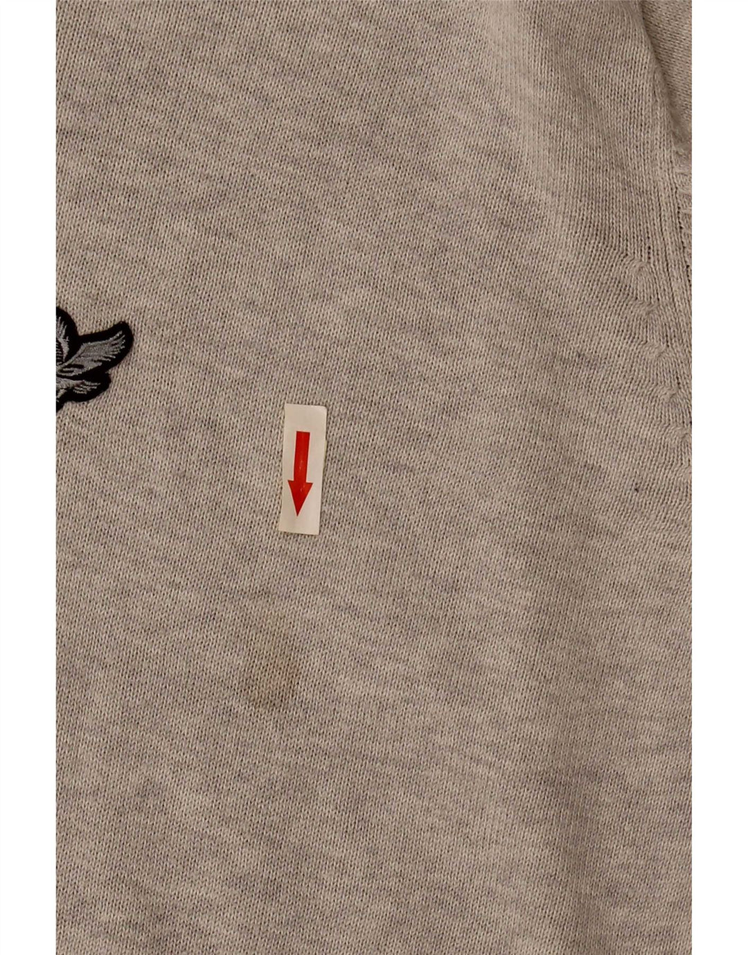 Lyle & Scott Heritage - Jersey con cuello en V para hombre, talla grande, algodón gris