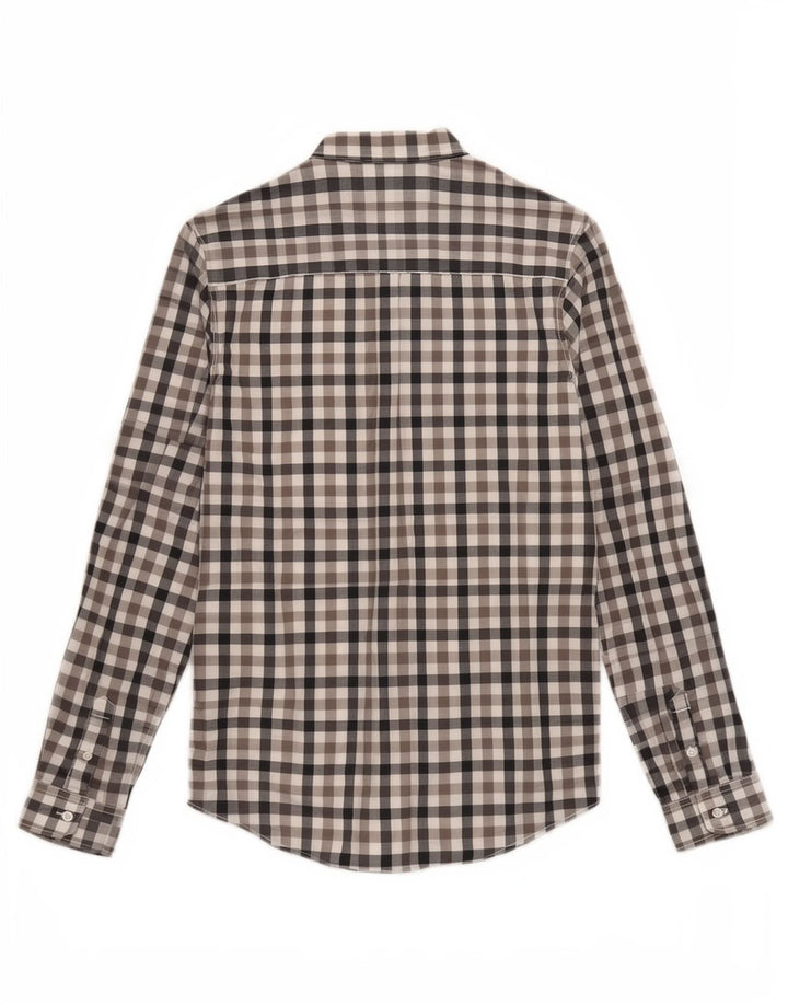 Benetton Camisa Niño 11-12 Años Cuadros Multicolor