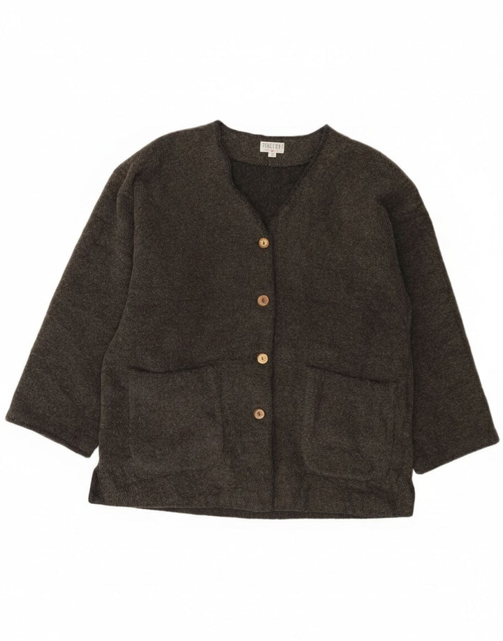 Street One Chaqueta tipo blazer extragrande con 4 botones para mujer EU 36 Small Grey Wool