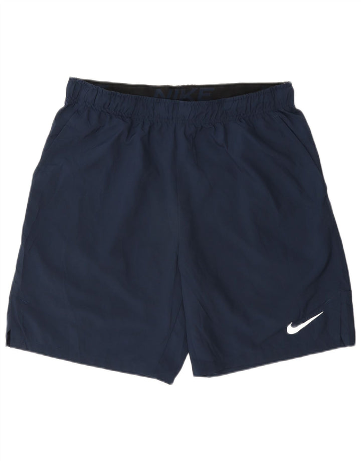 Nike Mens Dri Fit Standard Sport Shorts Grande Azul Marino Poliéster