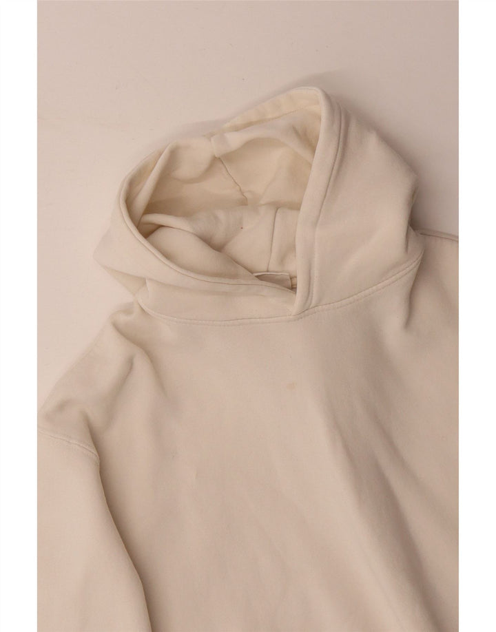 ZARA Jersey con Capucha Niña 13-14 Años Algodón Blanco Roto