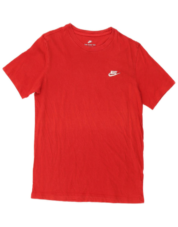 Camiseta NIKE de corte atlético para hombre, talla mediana, roja