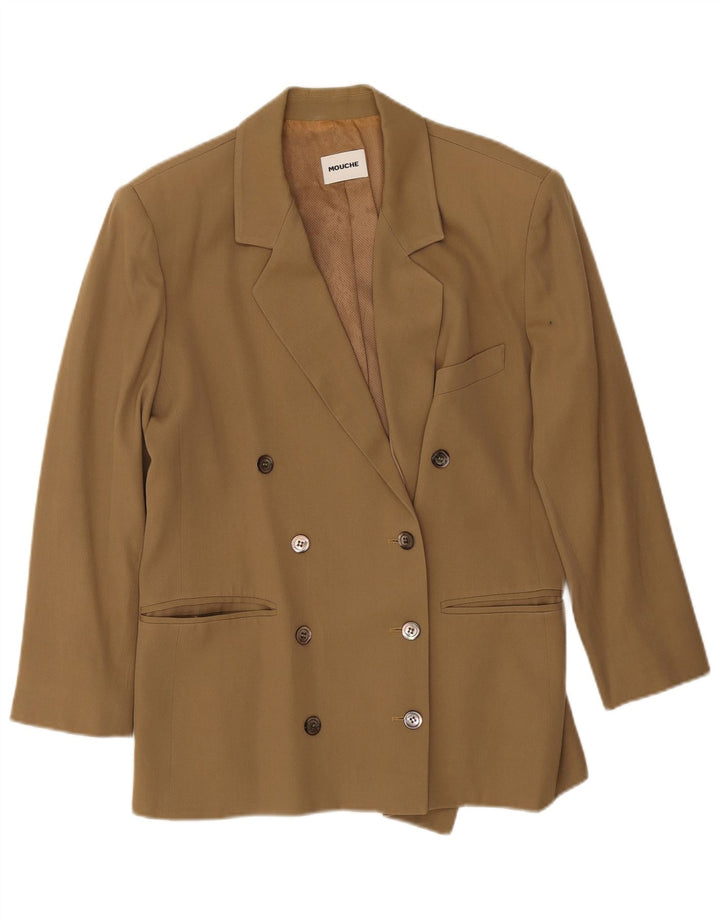 Mouche Chaqueta tipo blazer con doble botonadura para mujer UK 40 XL Caqui
